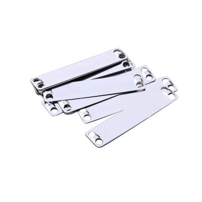 China Steel Customize Two Wire Management Cable Fixed 316 Stainless Steel Cable Marker Plate for sale