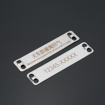 China SS201 304 China Supplier SS201 304 Stainless Steel 316 Cable Marker Plate for sale