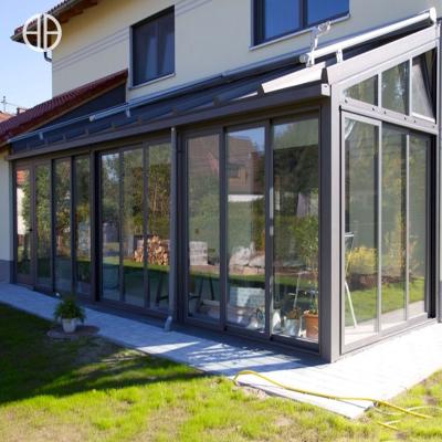 China Newest Modern Designs Foshanguangye Aluminum Roofs Pergola Modern Sun Shade Garden For Patio Balcony Sunroom Home for sale