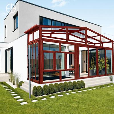 China Foshanguangye factory direct sales garden solarium garden aluminum room modern glass house aluminum cabin garden house for sale