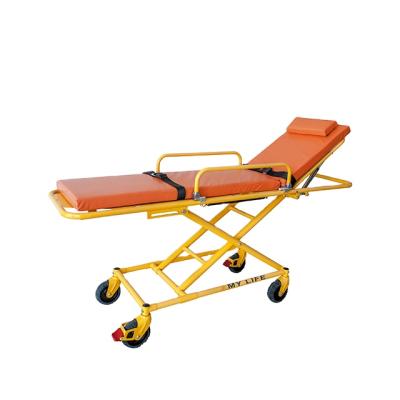 China Emergency Rescue Hospital Bed Medical Equipment Stretcher Aluminum Alloy Ambulance Stretcher For Patient for sale