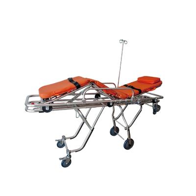 China Emergency Rescue Manufacturer Emergency Transport Ambulance Stretcher Foldable With Wheels Emergency Stretcher for sale