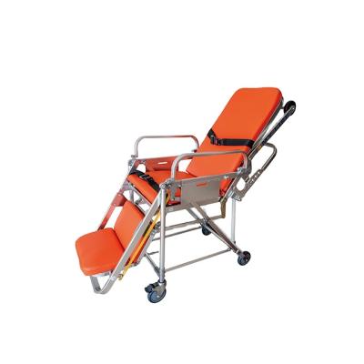 China Rescue Rescue Aluminum Alloy Ambulance Stretcher Automatic Loading Wheelchair Stretcher For Rescue for sale