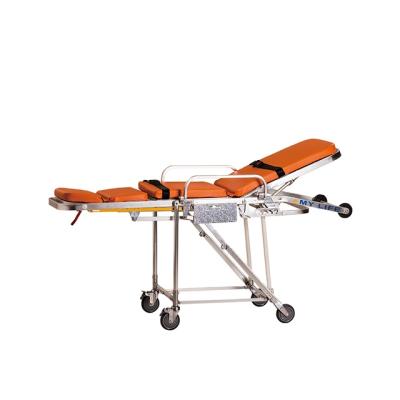 China Rescue Rescue Aluminum Alloy Stretcher Ambulance Wheelchair Loading Medical Stretcher for sale