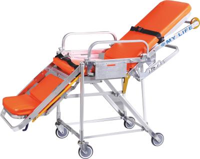 China Emergency Rescue Doctor Portable Hospital Medical Ambulance Wheelchair Loading Stretcher For Use for sale