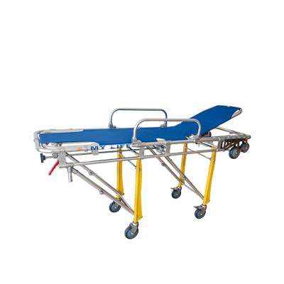 China Rescue Rescue Hospital Aluminum Alloy Fold Portable Ambulance Cheap Folding Stretchers for sale