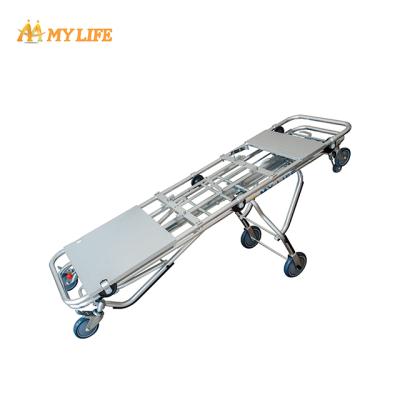 China Foldable Emergency Patient Ambulance Rescue Rescue Hospital Incubator Trolley Bed Stretcher for sale