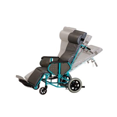 China Emergency Rescue Folding Recumbent Wheelchair For Disabled Wheelchair for sale