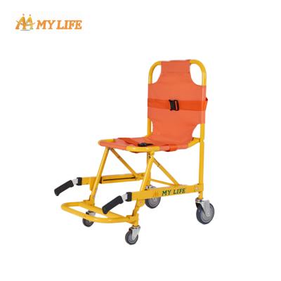 China Emergency Rescue Folding Aluminum Stair Stretcher Chair Wheelchair Stretcher Lift for sale