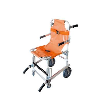 China Manual Rescue Rescue Folding Ambulance Bed Chair Stretcher Trolley Wheelchair Stretcher Used for sale