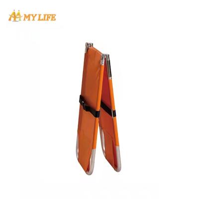 China Emergency Rescue Hospital Equipment Aluminum Alloy Foldway Foldable Foldable Stretcher for sale