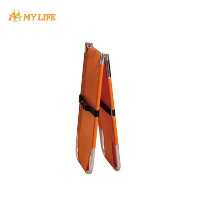 China Portable Folding Emergency Rescue Transport Manual Convenient Medical Patient Stretcher for sale