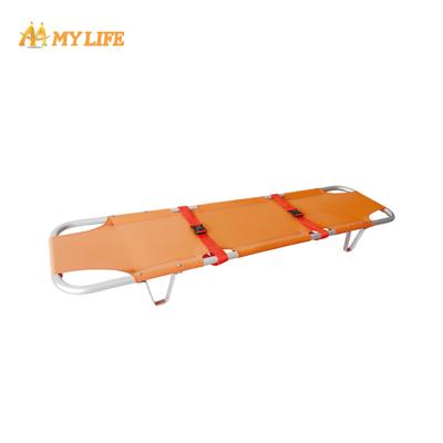 China Emergency Rescue Stronger Aluminum Frame Hospital First Aid Stretcher Bed Portable Medical Equipment for sale