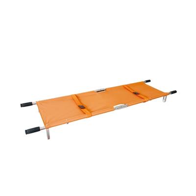 China Medical Portable Rescue Hospital Folding Stretcher Emergency Rescue Foldable Aluminum Alloy Patient Stretcher for sale