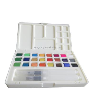 China Eco-friendly Makeup Profissination Children Painting Set Logo Printed Watercolor Set for sale