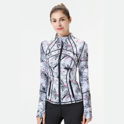 China China Factory Wholesale Custom Gym Women QUICK DRY Yoga Sexy Fitness Clothing Sports Wear Coat Sweat Jacket for sale