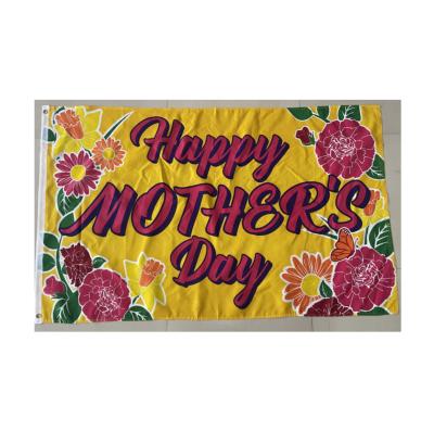 China Beautiful Colorful Popular Yellow Flag Mother's Day advertising nobori feather pole kit for outdoor advertising for sale