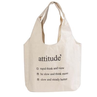 China OEM Acceptable Custom Durable Black Canvas Zipper Tote Bag With Pockets Eco - Friendly for sale