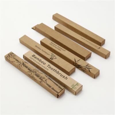 China Factory Disposable Natural Biodegradable High Quality Soft Baby Adult Bamboo Toothbrush for sale