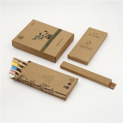 China Disposable Natural Biodegradable Organic Charcoal Bamboo Bristle Toothbrush for sale