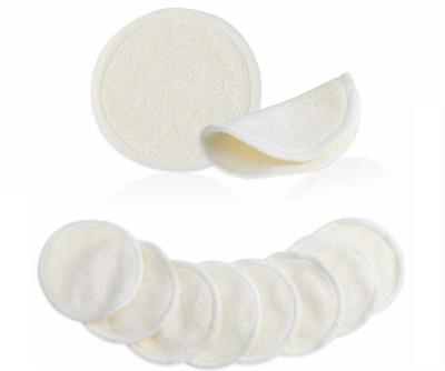 China Make Up / Cleanser Face Eco Reusable Bamboo Cotton Rounds Makeup Remover Washable Facial Cleansing Pad for sale