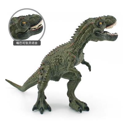 China Plastic Cretaceous Green Tyrannosaurus Dinosaur Action Set Educational Playset Teaches Various Species for sale