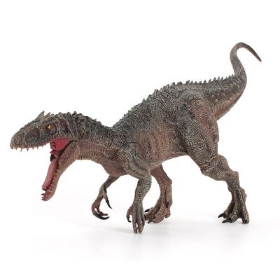 China Prehistorische plastic T-REX-dinosaurus met realistische figuren in meerdere kleuren met bewegende kaken Te koop