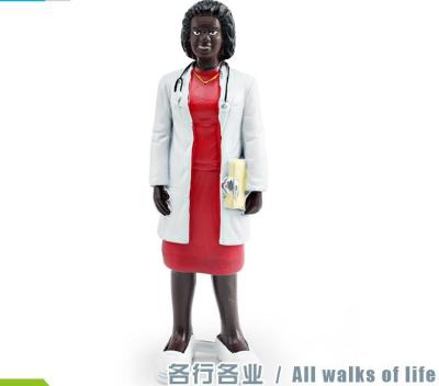 China Personas en el trabajo Modelo Mujer juguete Doctor Figura Fingir Profesionales Figurinas Figura de carrera Juguetes para niños Niñas Niños en venta