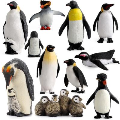 China 11 PCS Penguin Model Toy Desktop Decoration Collection Party Favors Toys for Boys Girls Kids for sale