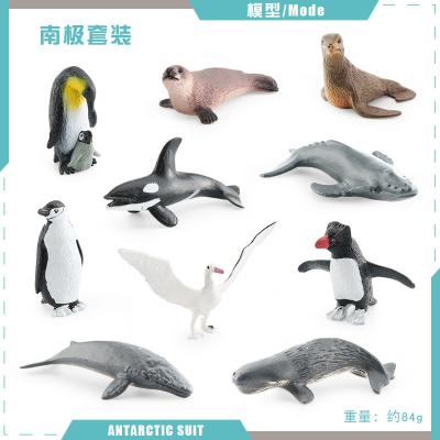 China Figura de animal marinho de plástico para brinquedo infantil 10 peças à venda