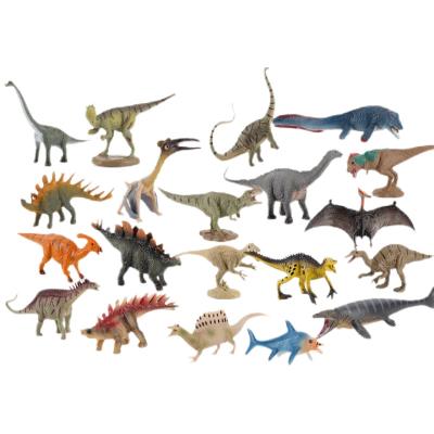 China Jurassic Age Figure Toy  20 PCS Mini Dinosaur Figure Set Hand Painted for sale