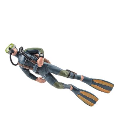 China People at Work Model Toy Diver Figure Pretend Professionals Figurines Career Figures  Toys for Boys Girls Kids for sale