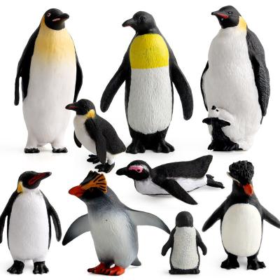 China 9 PCS Pinguim Figuras Colecionáveis Figuras de Animais Set Imaginativo Set de Jogos Para Pequeninos à venda