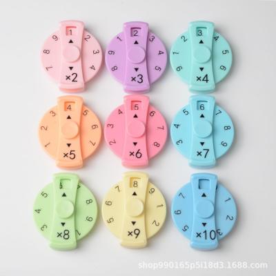 China 9 PCS Numbers Multiplication & Division Fidget Spinner Kindergarten for sale