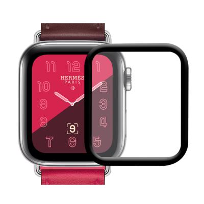 China Factory Direct Wholesale iWatch Reliable Anti-shatter 3D Curved Full Coverage Tempered Glass Screen Protector Film For Apple Watch 45/41/44/40mm for sale