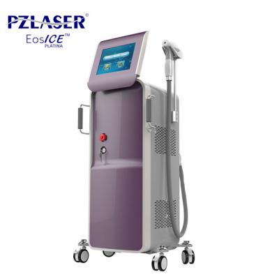 China Hair removal PZLASER wave 755 3 808 1064 diode laser Alexandrite and ND YAG laser depilator hair removal machine for price for sale