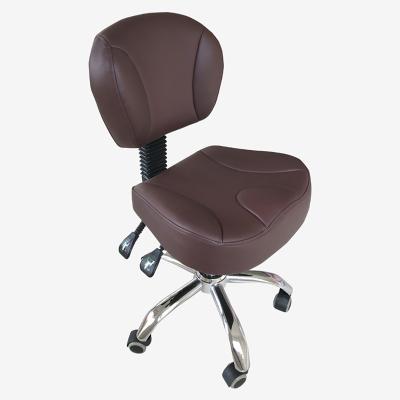 China AliGan Dental Equipment Modern Stool Rolling Chair With Back Ergonomic Support Seat Hydraulic Adjustable With Footrest For Home Office for sale