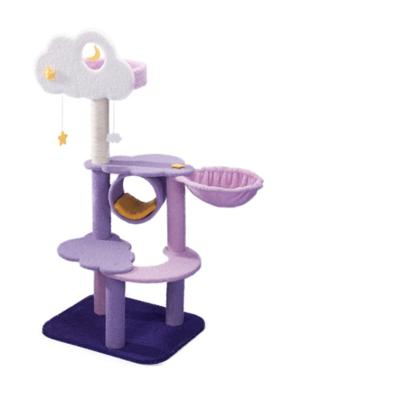 China Cats Covers An Area Of Scratcher Towel High Quality Cute And Sturdy Small Climbing Cat Tree House for sale