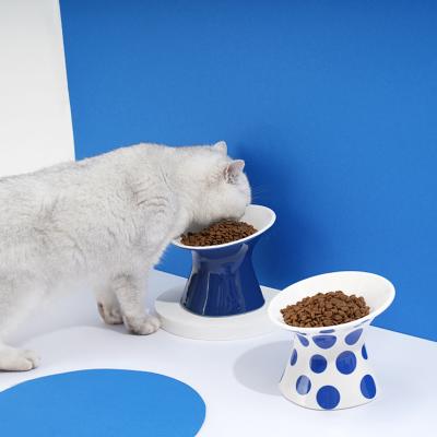 China Hot Sale 3 Type Stocked Ceramic Pet Bowl for sale