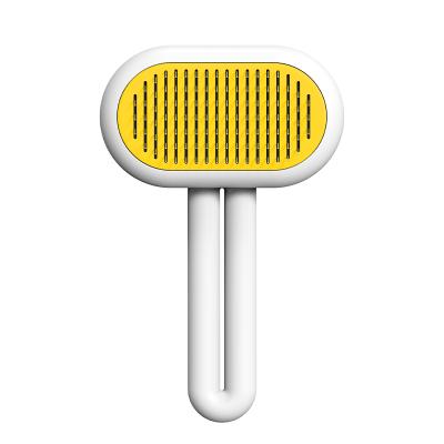 China Custom Small Stocked Cat Dog Comb Brush Capsule Pet Grooming Tool for sale