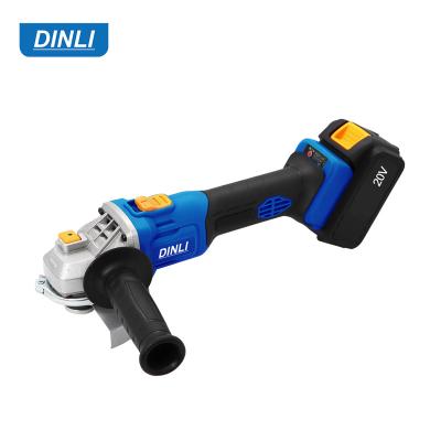 China 20V Heavy Duty Li-ion Battery Power Tool Cordless Brushless Motor Grinding And Surface Preparation Angle Grinder for sale