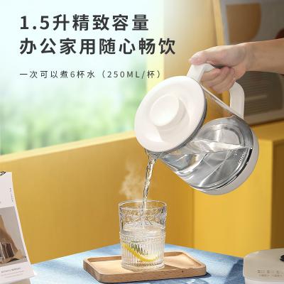 China 360 Degree Rotation Base Hot Sales Desktop Glass Teapot 1.8L Care Health Kettle Drinking Fast Boiling Teapot for sale