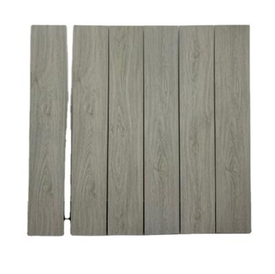 China Glazed Metal Tiles Wholesale Solid Wood Edge 150x900 Wood Grain Tiles Living Room Ceramic Straight Bedroom Tiles for sale