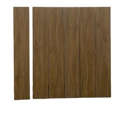 China Japan Style Straight Wood Grain Brick Indoor Living Room Bedroom 150*900 Edge Floor Tile for sale