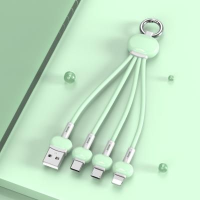 China MP3/MP4 Player USB Charger 3 Fast In 1 Fast Charging Micro Type C IP 2A Data Cable For Mobile Phone for sale