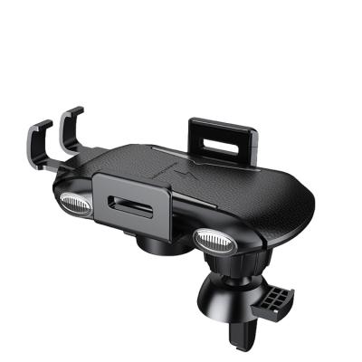 China Wholesale Car Wireless Mount Mobile Phone Gravity Charger Automatic Clamping Wireless Charger With Holder For Mobile Phone for sale