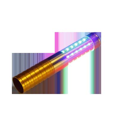 China Beautiful Colorful Rechargeable Champagne Bottle Strobe Baton LED Stick Rechargeable Flashing Light Aluminum Alloy LED Bar Nightclub Party Supplier for sale