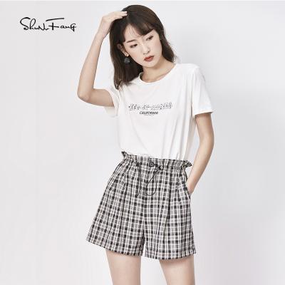 China Factory wholesale breathable plaid design women skirt suit fashion ladies skirt suit for sale