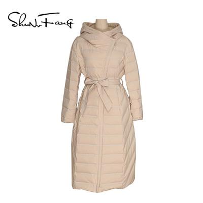 China Hooded Winter Jacket Women's Long Winter Clothes Viable Down Down Jacket Women's for sale