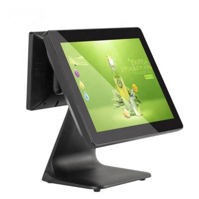 China Hotel/restaurant/supermarket/retail store 15 inch cash register retail store touch screen payment restaurant terminal machine all in one bank POS stand POS systems for sale